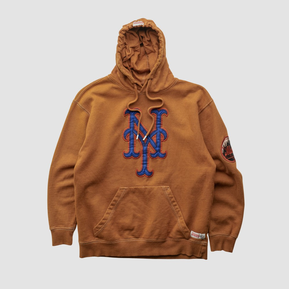 New York Mets Stitches 2000s Hooded Pullover Sweatshirt | MLB Shop