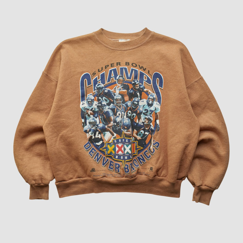 Denver Broncos Fanatics Hanes 1998 Pullover Sweatshirt