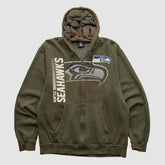 Seattle Seahawks Fanatics NFL 2010s Hooded Full Zip Sweatshirt