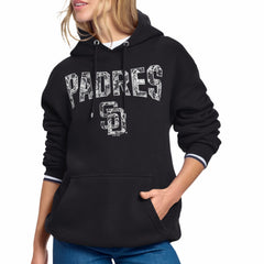 San Diego Padres Starter Women's Lace Team Lockup Fleece Hoodie | MLB On Sale
