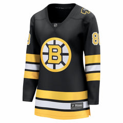 David Pastrnak Boston Bruins Fanatics Women's Home Breakaway Jersey Black