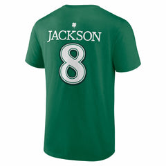 Baltimore Ravens Lamar Jackson St. Patrick's Day Icon Name & Number T-Shirt