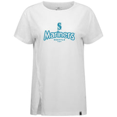 Seattle Mariners Levelwear Women's Blue Haven Influx Cornerstone T-Shirt | MLB New