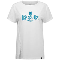 Kansas City Royals Levelwear Women's Blue Haven Influx Cornerstone T-Shirt | MLB Near me