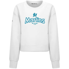 Miami Marlins Levelwear Women's Judd Cornerstone Cropped Sweatshirt | MLB Online