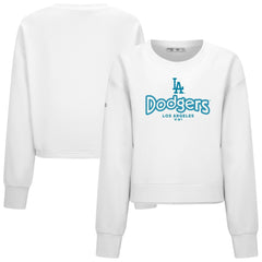 Los Angeles Dodgers Levelwear Women's Judd Cornerstone Cropped Sweatshirt | MLB Discount