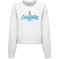 Los Angeles Angels Levelwear Women's Judd Cornerstone Cropped Sweatshirt | MLB Discount
