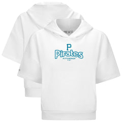 Pittsburgh Pirates Levelwear Women's Amber Short Sleeve Cornerstone Hoodie | MLB Discount