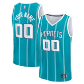 Charlotte Hornets Fast Break Custom Jersey New