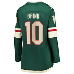 Bobby Brink Minnesota Wild Fanatics Women's Home Breakaway Jersey On Sale
