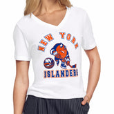 New York Islanders Starter Women's Tough Puck T-Shirt Sale