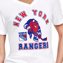 New York Rangers Starter Women's Tough Puck T-Shirt Discount