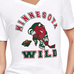 Minnesota Wild Starter Women's Tough Puck T-Shirt Sale