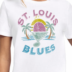 St. Louis Blues Starter Women's Tonal Beach T-Shirt Outlet