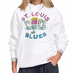St. Louis Blues Starter Women's Tonal Beach Hoodie Outlet