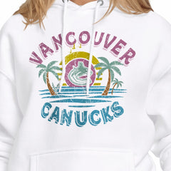 Vancouver Canucks Starter Women's Tonal Beach Hoodie Sale