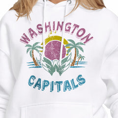 Washington Capitals Starter Women's Tonal Beach Hoodie Discount