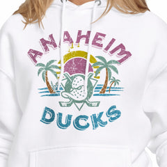 Anaheim Ducks Starter Women's Tonal Beach Hoodie For Sale