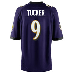 Baltimore Ravens Nike Justin Tucker Youth Game Jersey