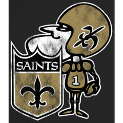 New Orleans Saints Throwback Logo Pullover Hoodie