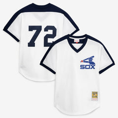 Carlton Fisk Chicago White Sox Mitchell & Ness Authentic Batting Practice Jersey | MLB For sale