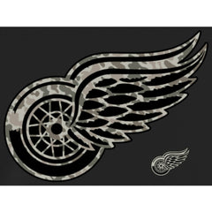 Men's Detroit Red Wings Black Rink Warrior Pullover Hoodie Outlet