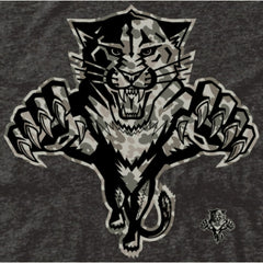 Men's Florida Panthers Black Rink Warrior Tri-Blend T-Shirt Discount