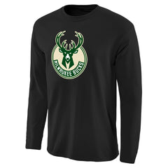 Milwaukee Bucks Primary Logo II Long Sleeve T-Shirt On Sale