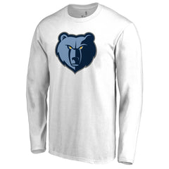 Memphis Grizzlies Primary Logo Long Sleeve T-Shirt On Sale