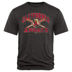 Los Angeles Angels Cooperstown Bats Tri-Blend T-Shirt | MLB Discount