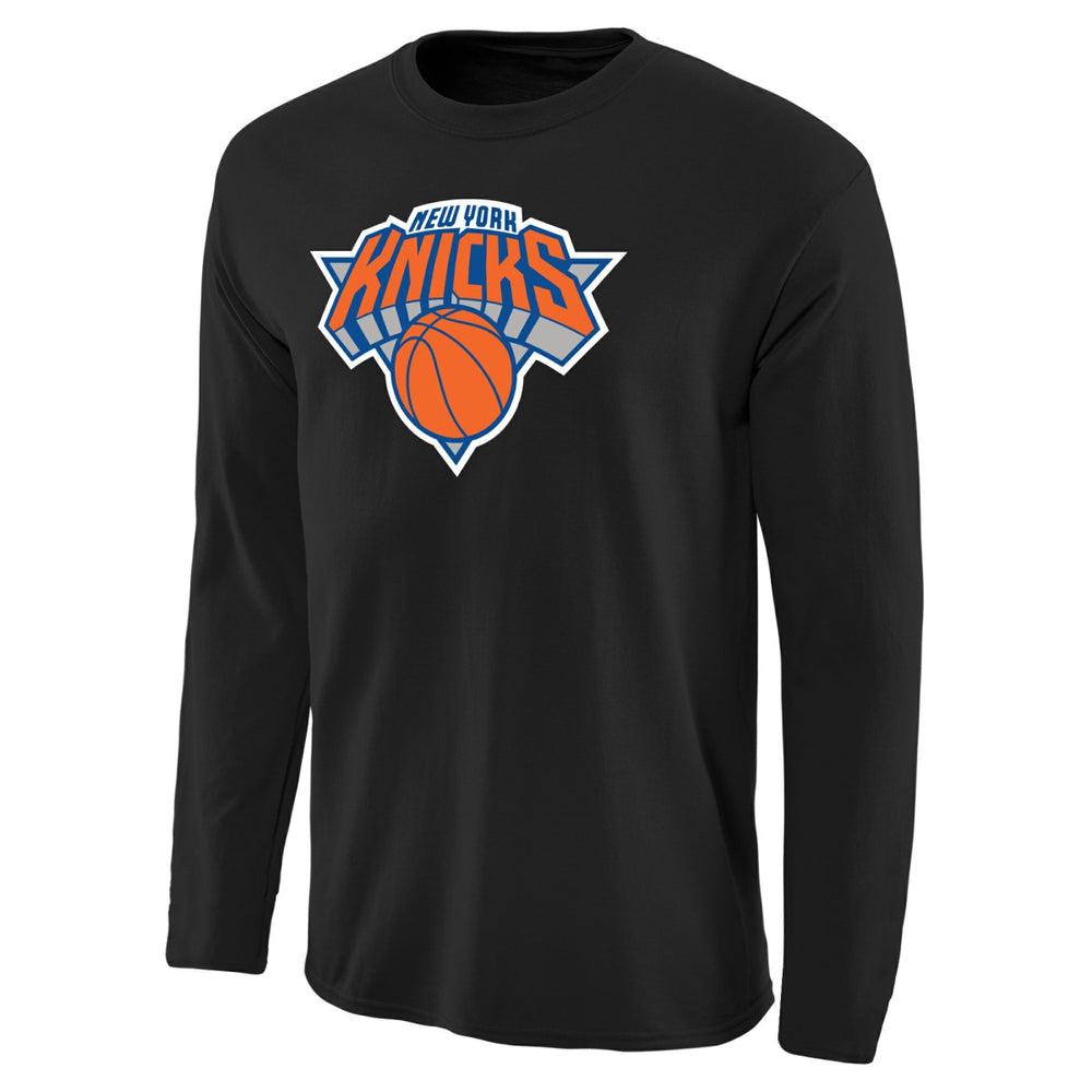 New York Knicks Primary Logo Long Sleeve T-Shirt On Sale