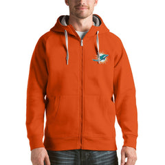 Miami Dolphins Antigua Victory Full-Zip Hoodie