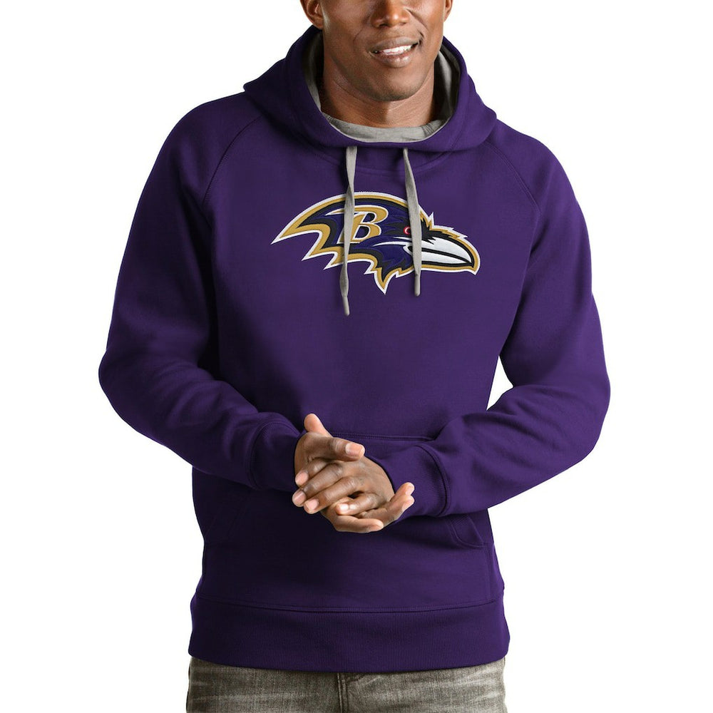 Baltimore Ravens Antigua Victory Pullover Hoodie