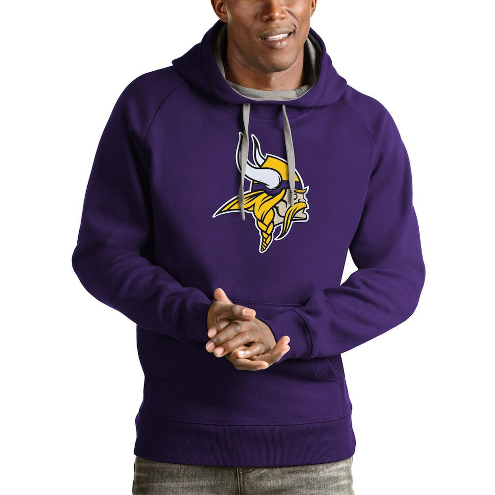 Minnesota Vikings Antigua Victory Pullover Hoodie
