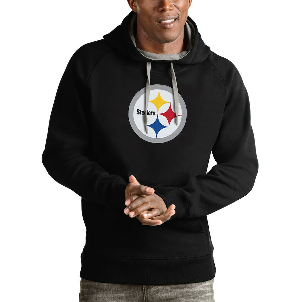 Pittsburgh Steelers Antigua Victory Pullover Hoodie