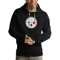 Pittsburgh Steelers Antigua Victory Pullover Hoodie