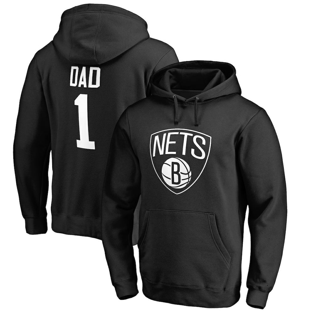 Brooklyn Nets #1 Dad Pullover Hoodie On Sale