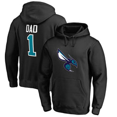 Charlotte Hornets #1 Dad Pullover Hoodie For Sale