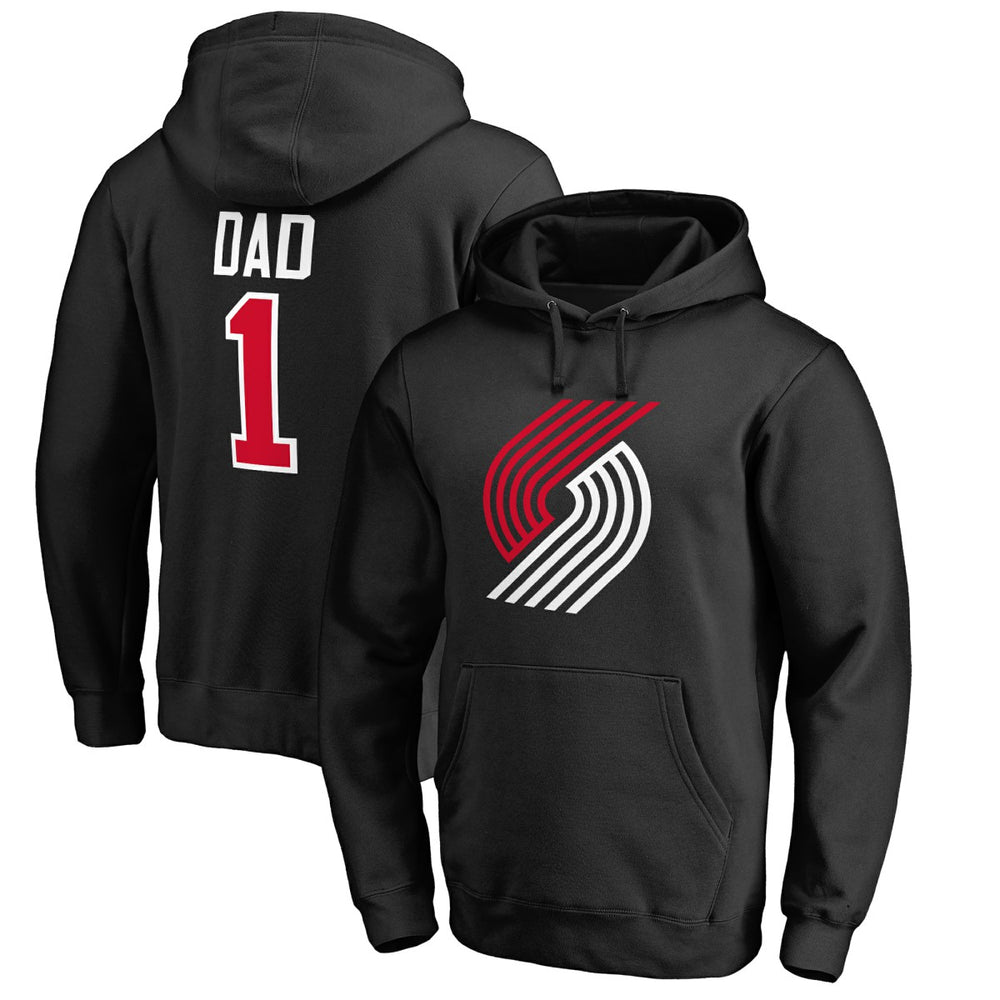Portland Trail Blazers #1 Dad Pullover Hoodie Online