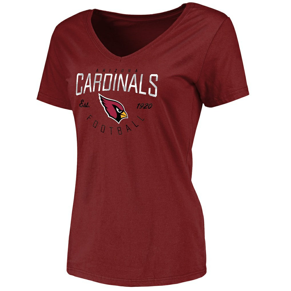 Arizona Cardinals Women's Live For It V-Neck T-Shirt