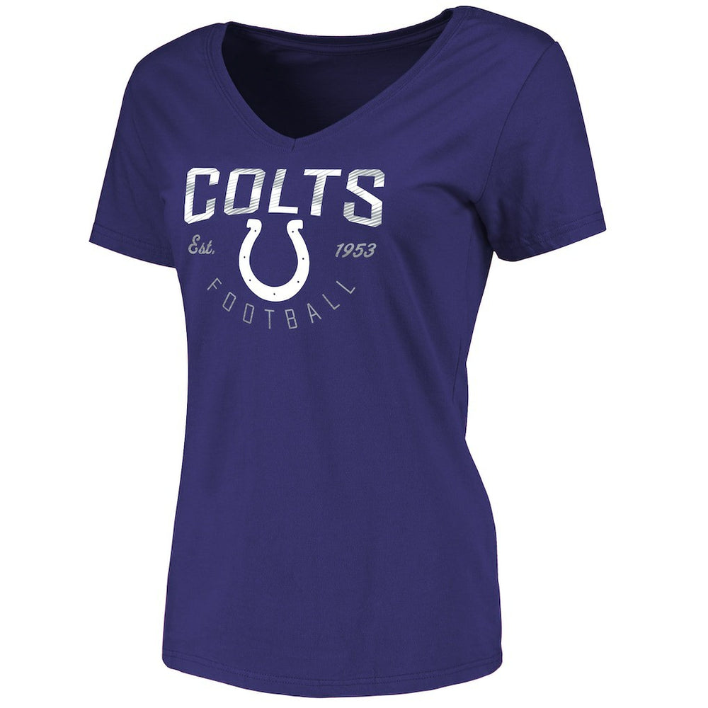 Indianapolis Colts Women's Live For It V-Neck T-Shirt