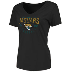 Jacksonville Jaguars Women's Live For It V-Neck T-Shirt