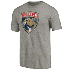 Florida Panthers New Logo Tri-Blend T-Shirt On Sale