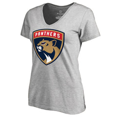 Florida Panthers Women's Primary Logo V-Neck T-Shirt On Sale