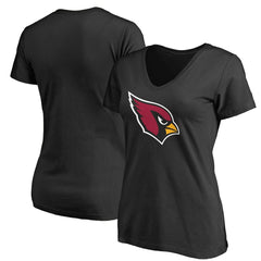 Arizona Cardinals Women's Primary Team Logo V-Neck T-Shirt