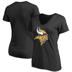 Minnesota Vikings Women's Primary Team Logo V-Neck T-Shirt