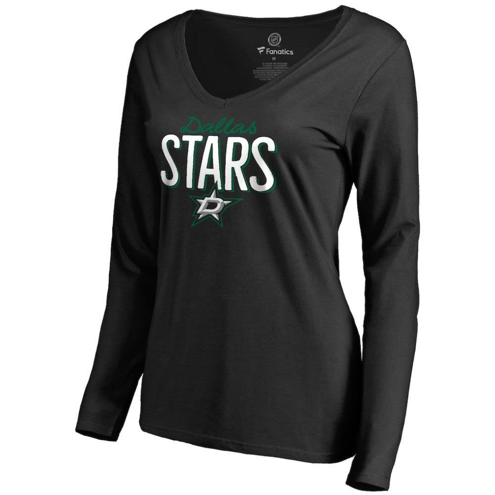 Dallas Stars Women's Nostalgia Long Sleeve T-Shirt Sale