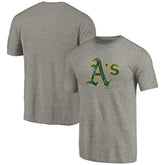 Athletics Distressed Team Tri-Blend T-Shirt | MLB US