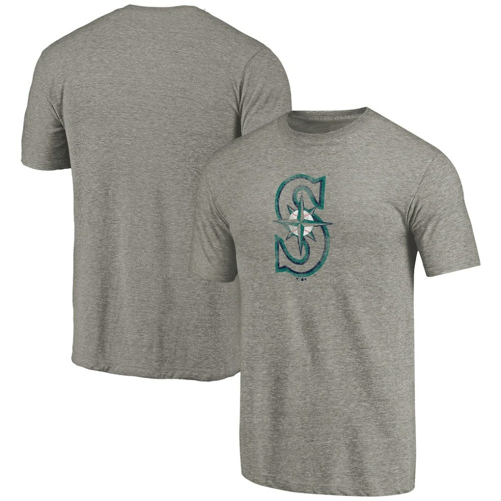 Seattle Mariners Distressed Team Tri-Blend T-Shirt | MLB New
