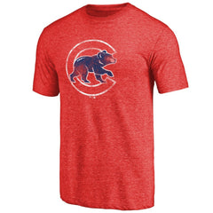 Chicago Cubs Distressed Team 2 Tri-Blend T-Shirt | MLB Shop